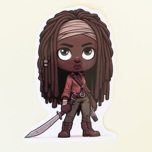 5 for 10$ - The Walking Dead Michonne Sticker